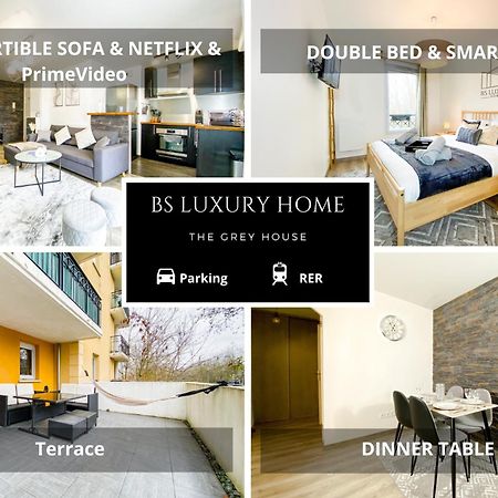 Ferienwohnung The Grey House - Parking - Piscine - Rer A 6 Min Bussy-Saint-Georges Exterior foto